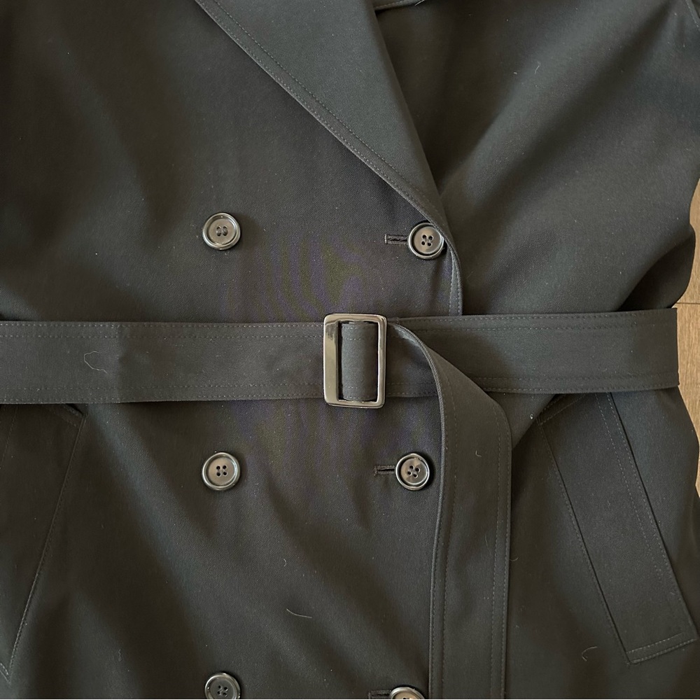 Vintage Jacqueline Ferrar Maxi Trench Coat Belt Timeless Classic Versatile 8 - Picture 3 of 13